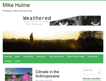 Tablet Screenshot of mikehulme.org